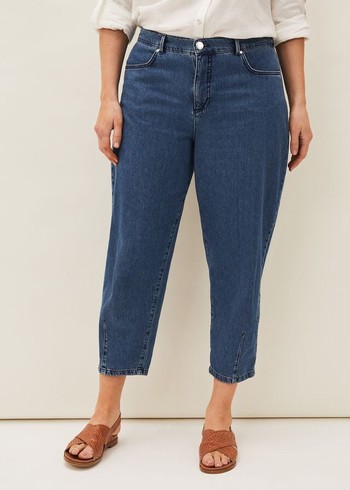 Phase Eight Romilly Barrel Leg Jeans Indigo Australia | PI0931726